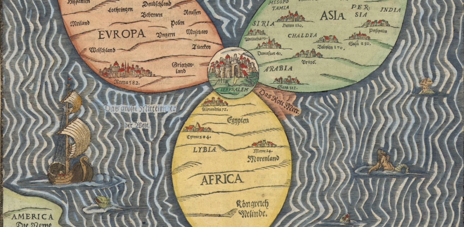 clover leaf map - Heinrich Bünting